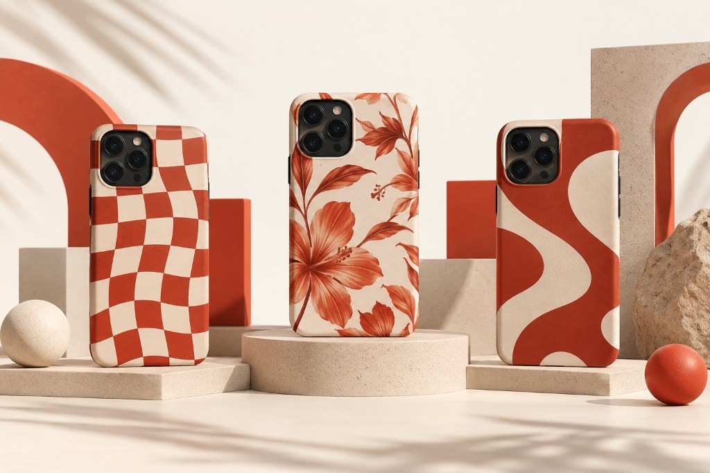 MONTE phone case storefront illustration